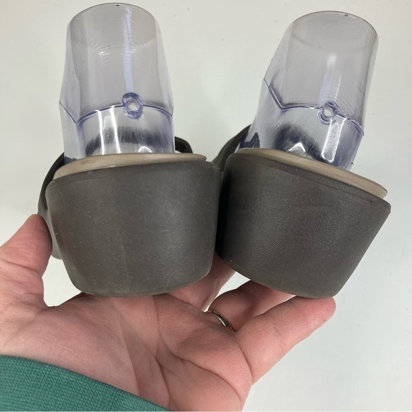 Crocs Strappy Slide Sandals Size 11 - Picture 5 of 9